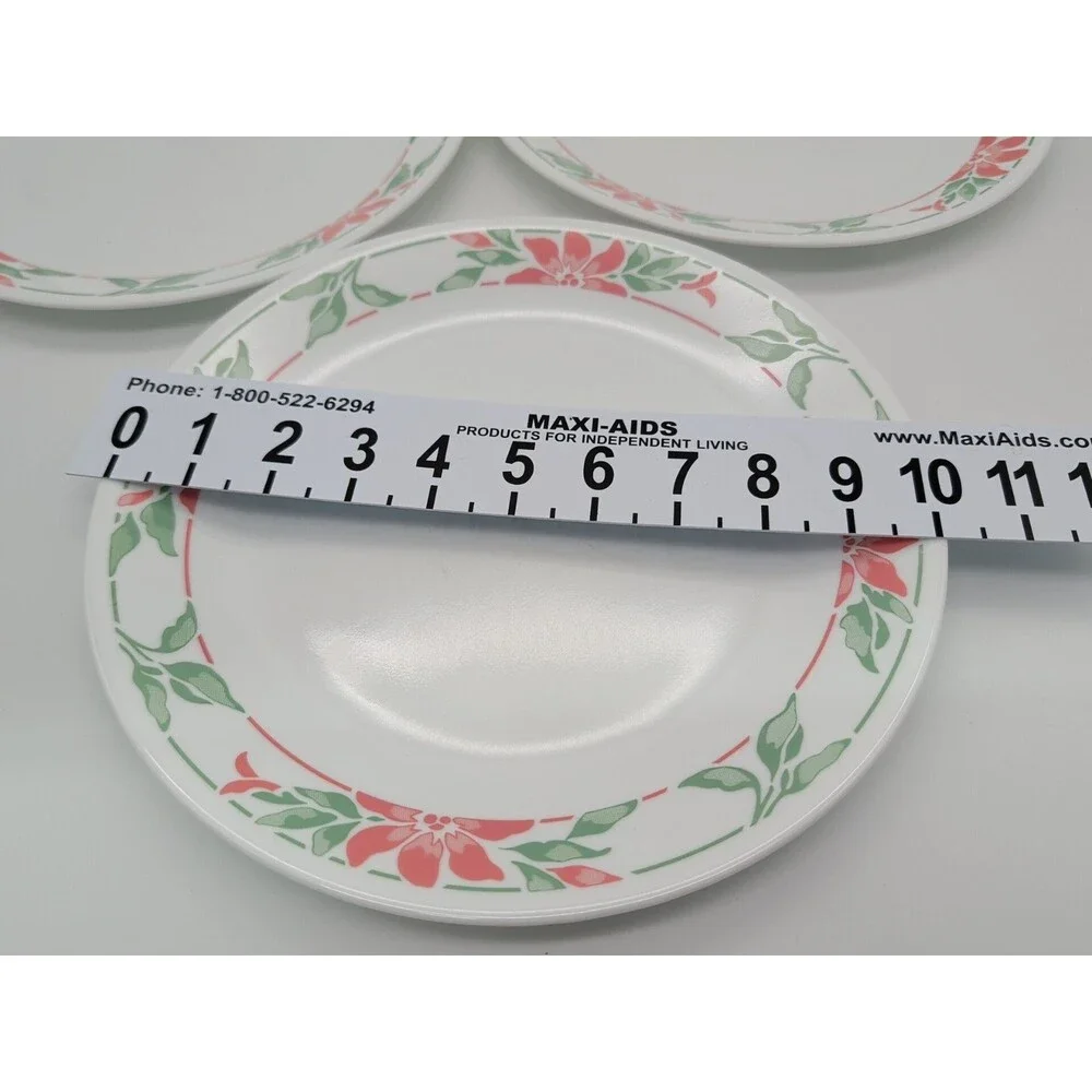 Set Of 3 Corelle ISLAND BREEZE Dinner Plates 10 1/4